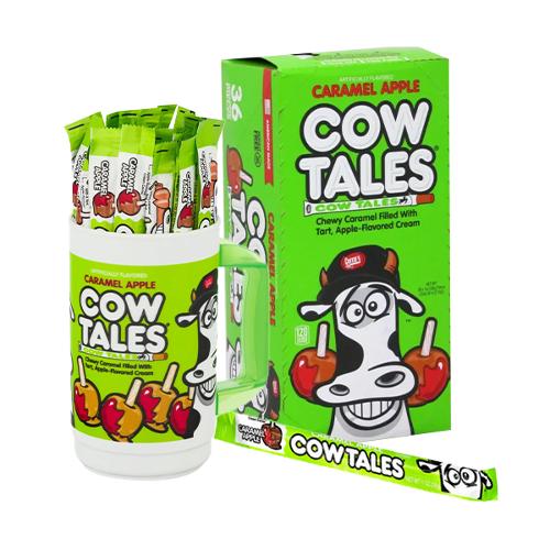 COW TALES CARAMEL APPLE 28G past BB date
