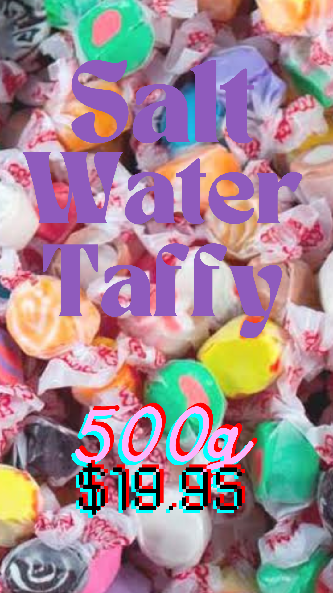 Salt Water Taffy USA Fave Mix