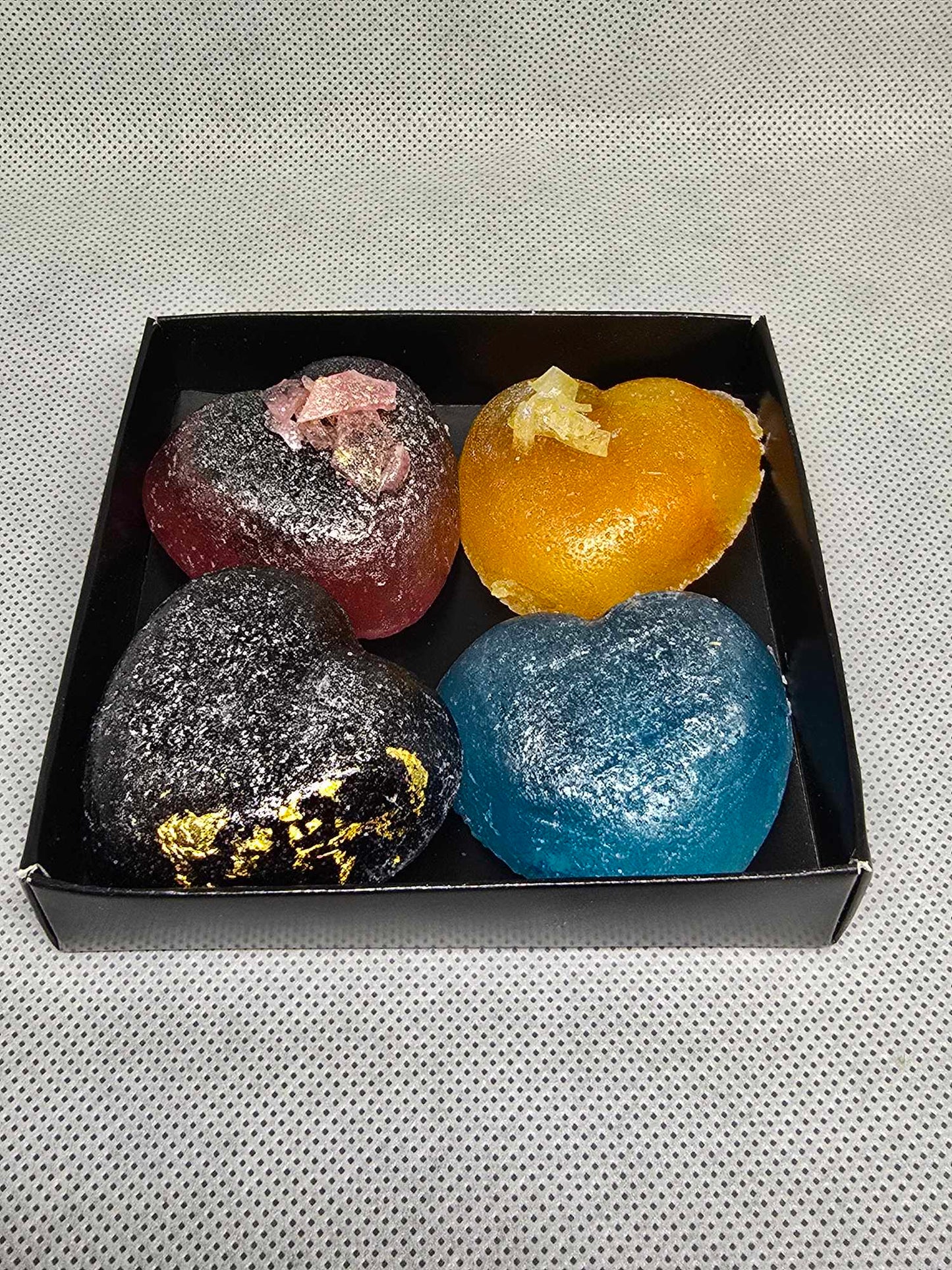 Mystery Heart Pack crystal candies 4pc in gift box