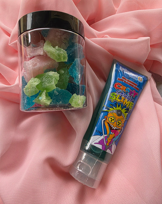 Crystal Candy Gems with Sour Slime Tub