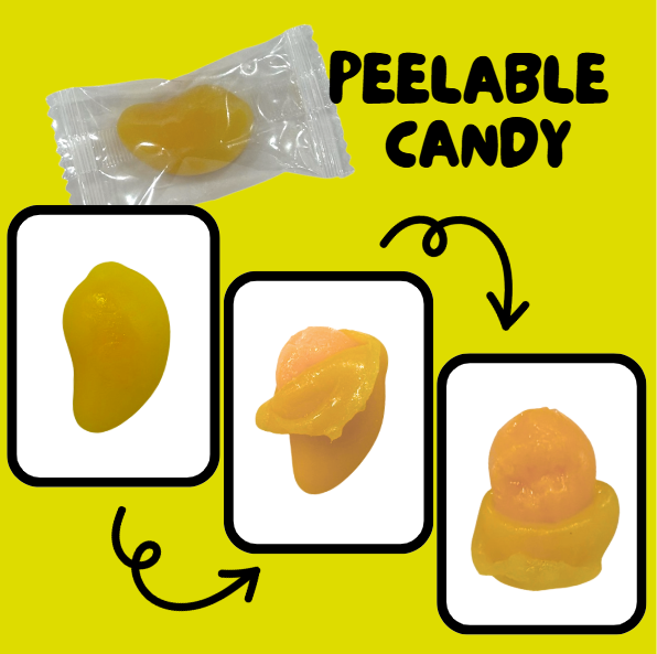 JUICY JELLY Peeled!! GUMMY Green Mango N.W. 100g