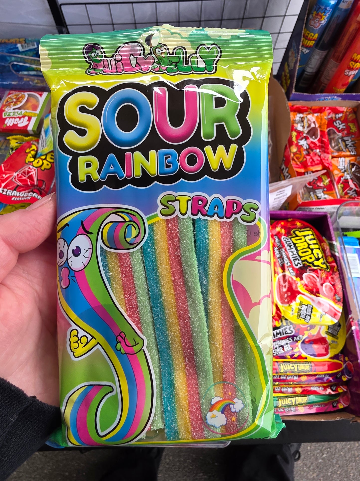 Sour Rainbow Straps 160g