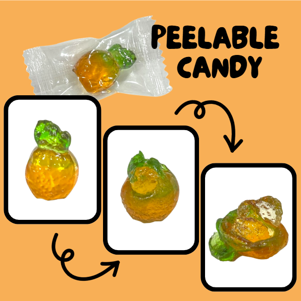 (500g N.W.) JUICY JELLY Peeled!! GUMMY Mandarin N.W. 500g