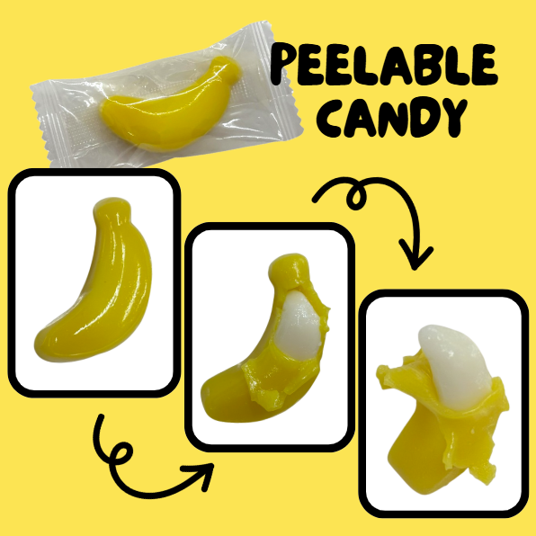 JUICY JELLY Peeled!! GUMMY Banana N.W. 100g