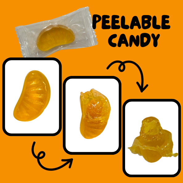 JUICY JELLY Peeled!! GUMMY orange N.W. 100g