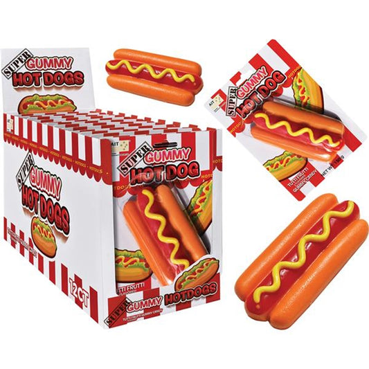 SUPER GUMMY HOTDOG 150G