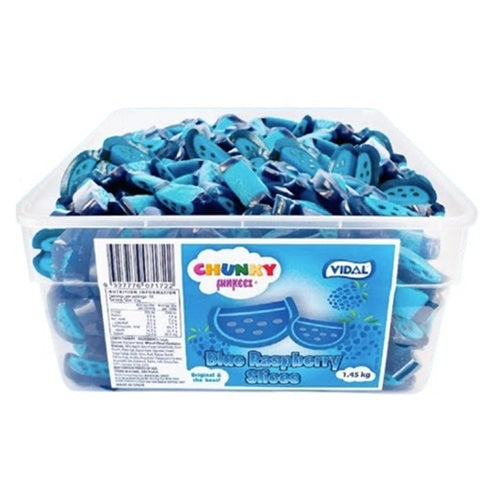 CHUNKY FUNKY LIQUORICE BLUE RASPBERRY SLICES