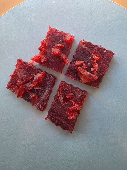 Raspberry + Peach Crystal Candy (2pc)