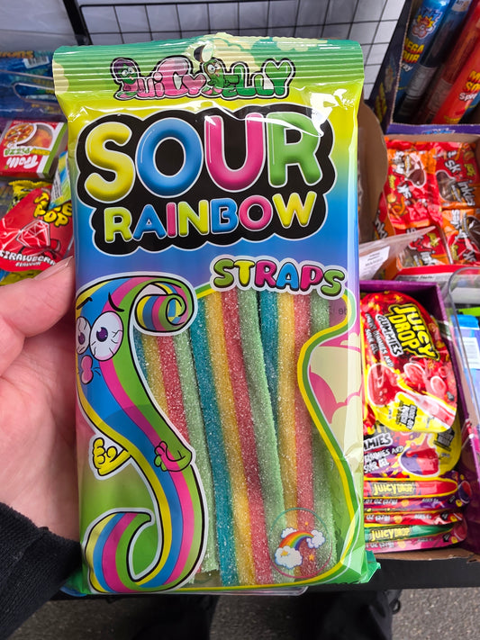 Sour Rainbow Straps 160g