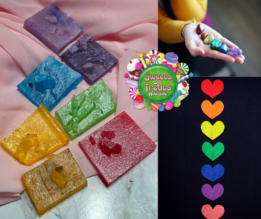 Chakra Crystal Candy Pack with Sour Dip