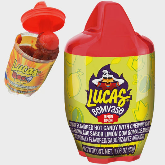 Lucas Bomvaso Limon Candy with bubble gum