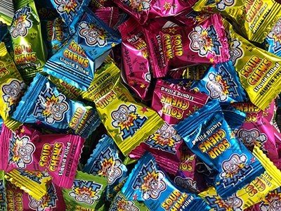 Tnt Sour Chew 100g N.W. mixed pack