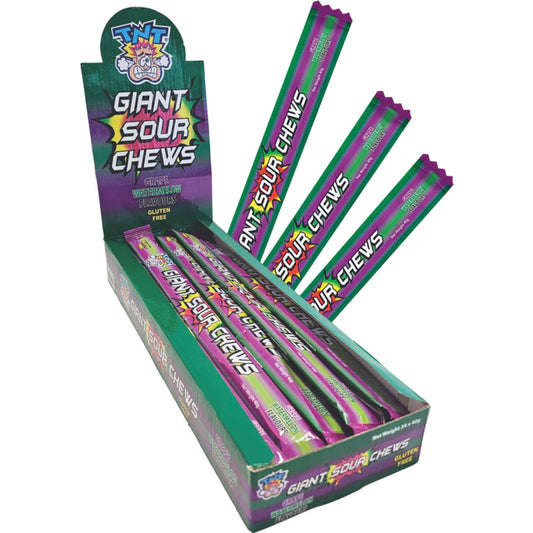 TNT Giant Sour Chew Watermelon/Grape