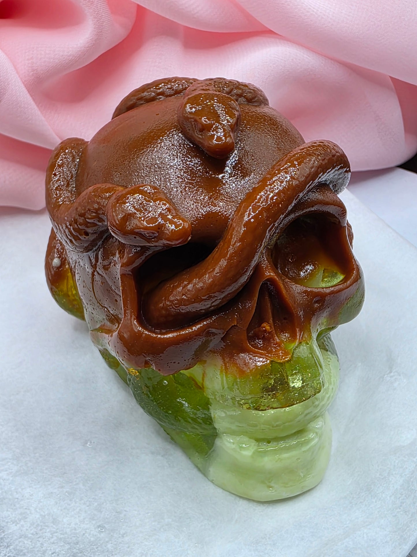 Skull With Snakes (custom) Crystal Candy