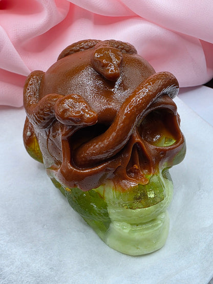 Skull With Snakes (custom) Crystal Candy