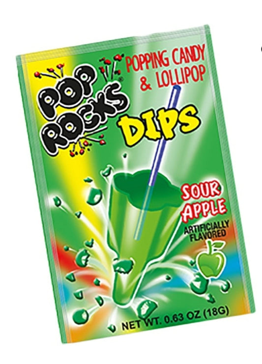 Pop Rocks Dip Sour Apple 18g