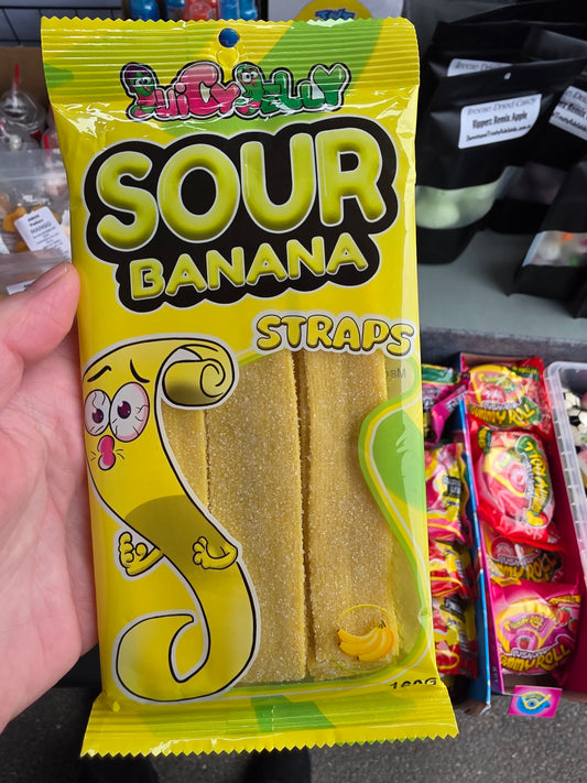 Sour Banana Straps 160g