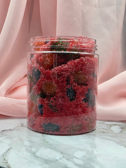 Sour Grape covered Lollies