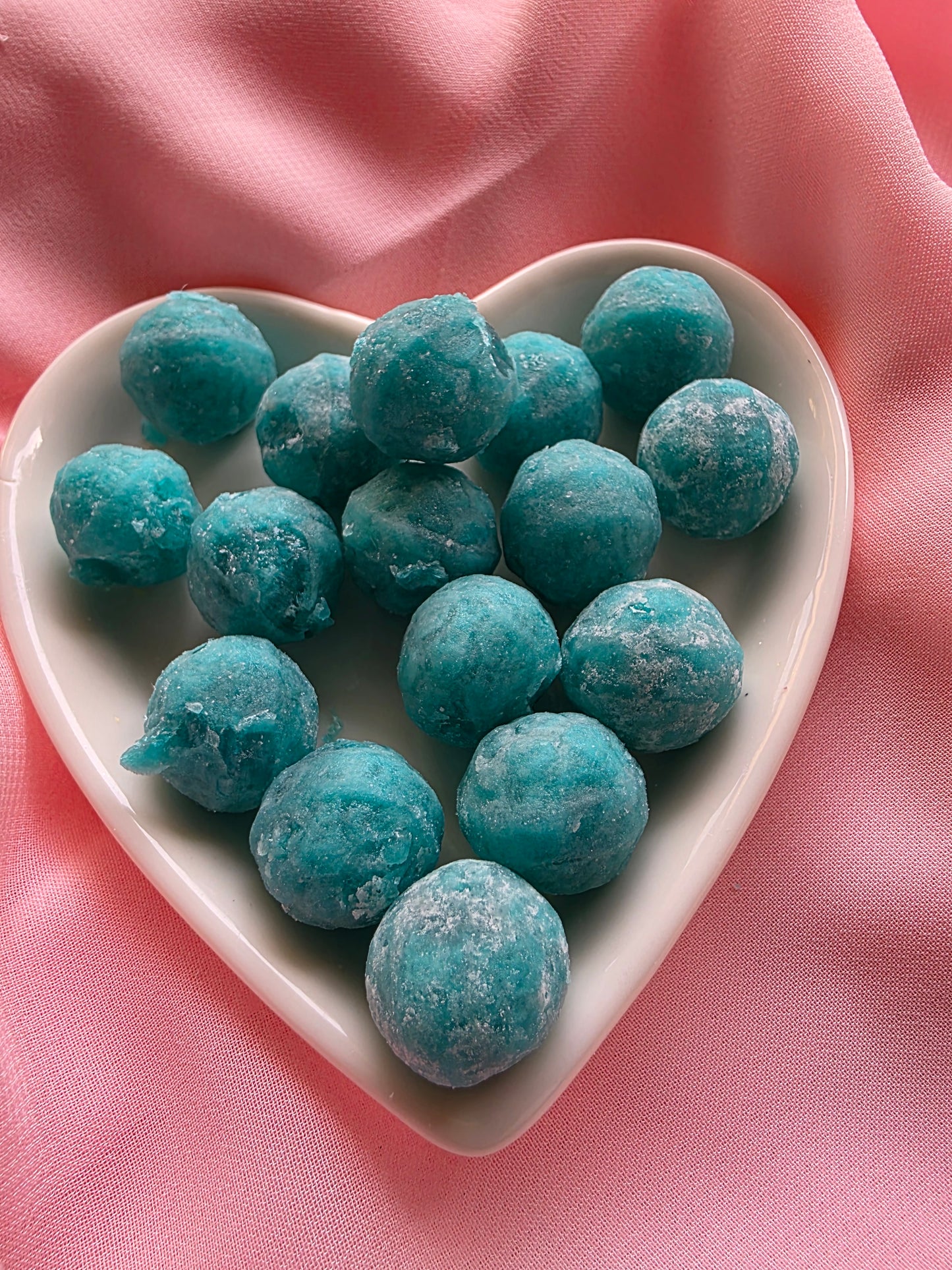 Super Sour Blue Raspberry Hard Candy Balls 100g