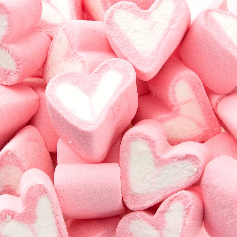 Pink Heart Marshmallow 50g