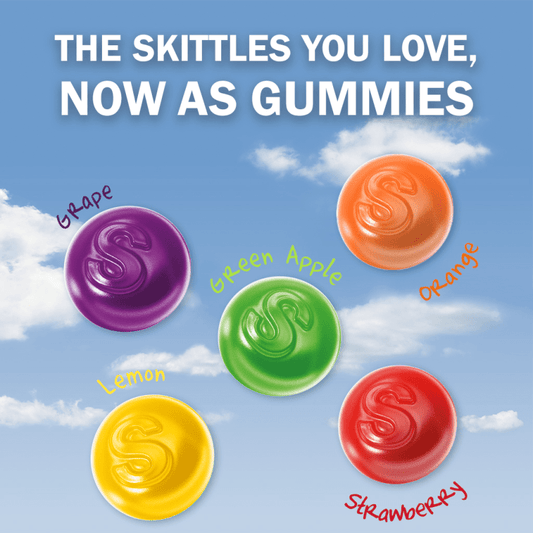 Sugar Coated Skittle Gummies Tub (Sour or non sour)